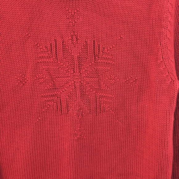 Lauren Ralph Lauren Snowflake Sweater size L - Picture 2 of 5